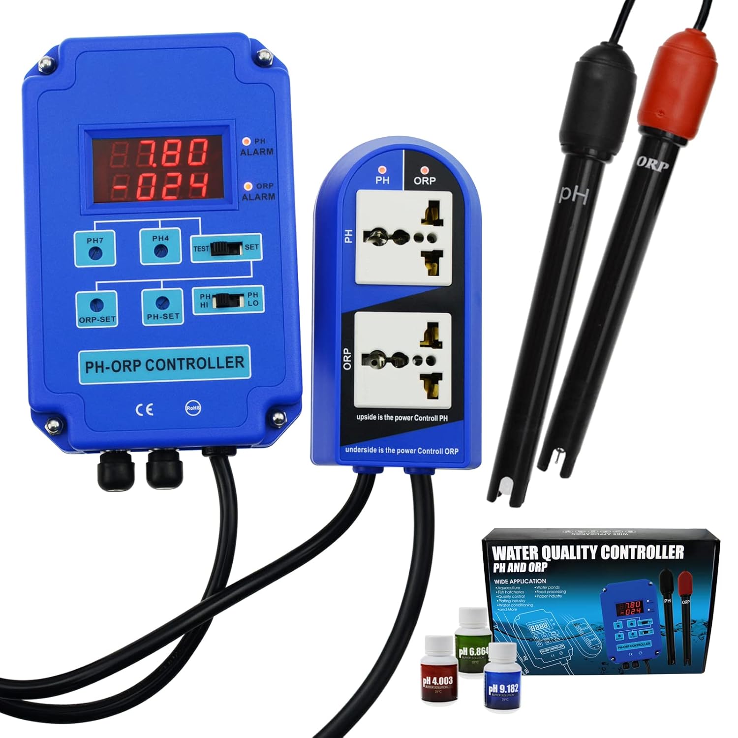 Danoplus Digital Orp Ph Redox 2 In 1 Controller Monitor With 2